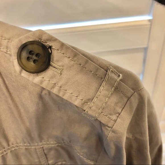 SALE! π OLSEN short utility Trench Coat with embroidery π - Picture 8 of 13